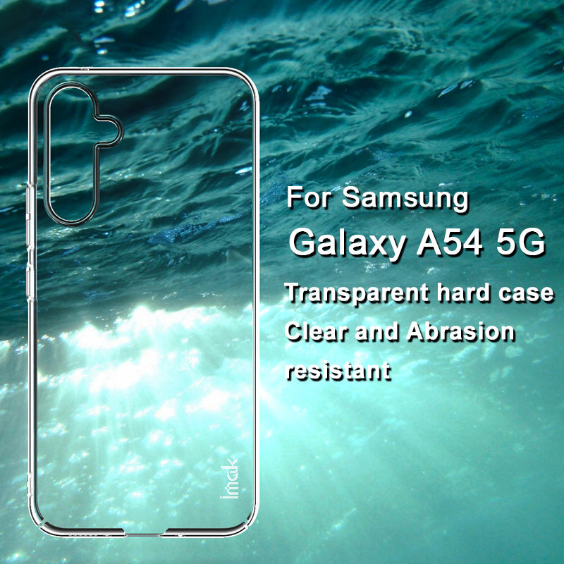 IMAK Air II Pro Phone Cover for Samsung Galaxy A54 5G, Crystal Hard PC Anti-fall Anti-scratch Cell Phone Case IMAK Air II Pro Phone Cover for Samsung Galaxy A54 5G, Crystal Hard PC Anti-fall Anti-scratch Cell Phone Case